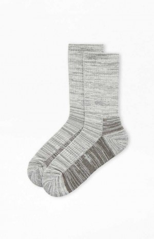 Calcetines PacSun Melange Crew Hombre Gris | JPFRU5396