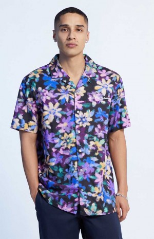 Camisas PacSun Obscure Oversized Camp Hombre Multicolor | AMKBD4127