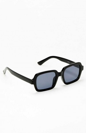 Gafas de Sol PacSun Plástica Square Mujer Negras | OMFNW9236