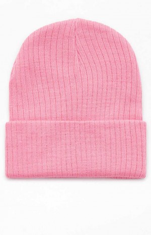 Gorro PacSun Basic Mujer Rosas | ZKXNB6410