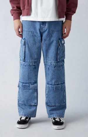 Jeans PacSun Indigo gy Cargo Hombre Indigo | VBPSC7680