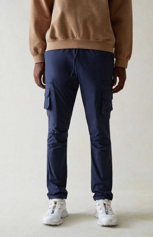 Pantalon PacSun Eco Stretch Blue Slim Cargo Hombre Azules | PMELF1936