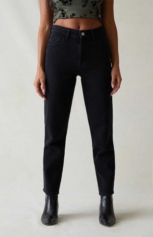 Pantalones PacSun Black Mom Mujer Negras | IFGJW7418