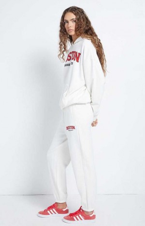 Pantalones PacSun Boston Sports Mujer BLANC DE BLANC | MTJSO5078