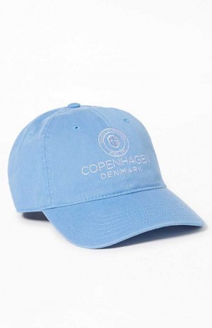 Sombrero PacSun Copenhagen Denmark Dad Mujer Azules | ONRUD0714