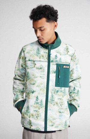 Sudaderas PacSun Scenic Polar Full Zip Hombre Multicolor | YWZLI3928