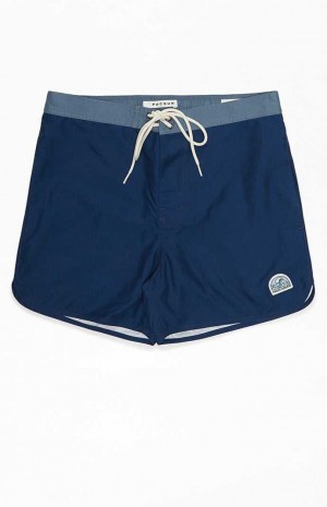 Suéteres PacSun Dusty Blue 15" Boardshorts Hombre Azules | DYAXF5829