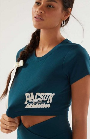 Tops PacSun Athletics Baby Mujer Azules Oscuro | AJGYH8439