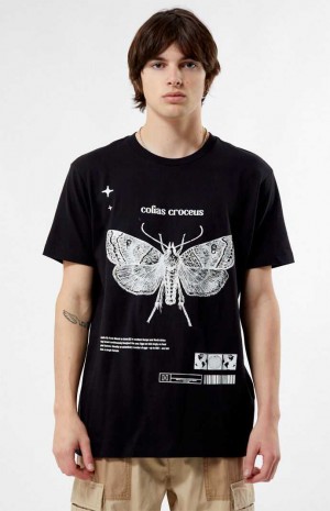 T-shirt PacSun Croceus Hombre Negras | VSXBR2045