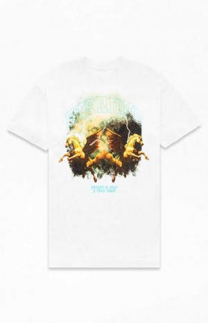 T-shirt PacSun Eternal Hombre Blancas | QWBOZ6950