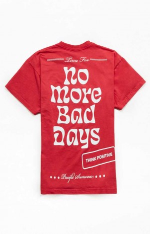 T-shirt PacSun Pacific Sunwear No More Bad Days Hombre | EUIRH3641