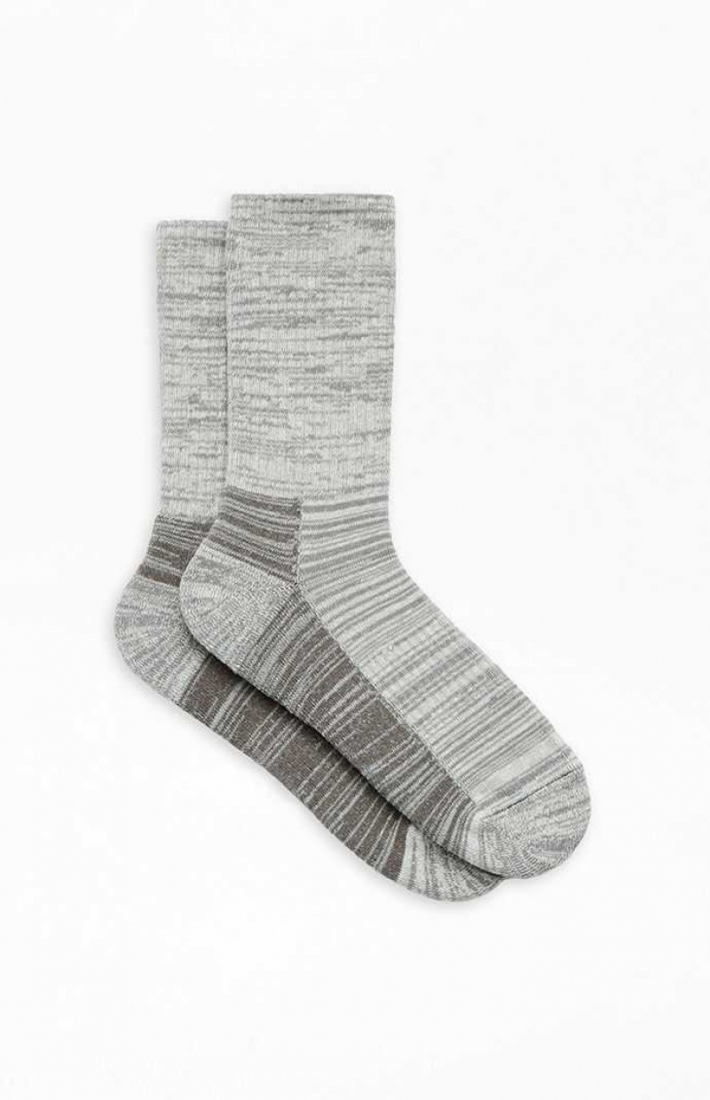 Calcetines PacSun Melange Crew Hombre Gris | JPFRU5396