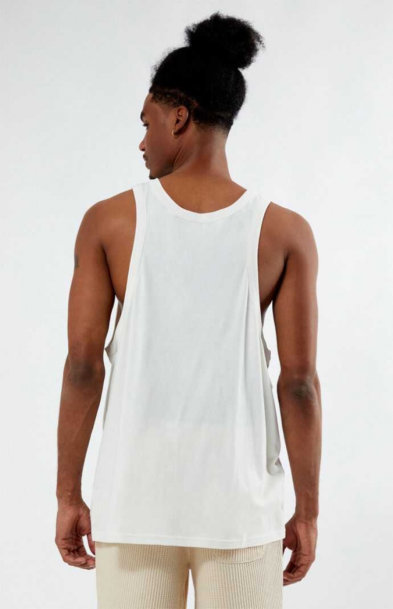 Camiseta sin Manga PacSun PS Basics Eco Marshmallow Hombre MARSHMALLOW | RTHEC2530