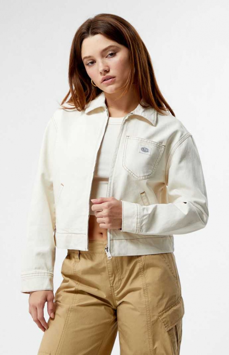 Chaquetas PacSun Gas Mujer Beige | LXSUP3056