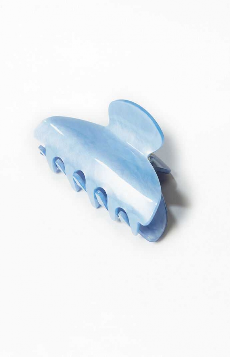 Clips PacSun Basic Claw Clip Mujer Azules Claro | LQXDU0498