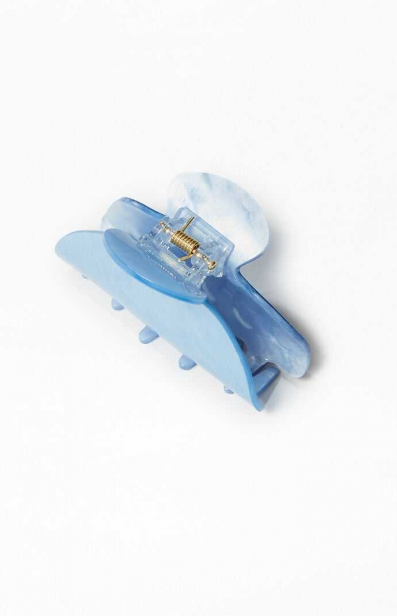 Clips PacSun Basic Claw Clip Mujer Azules Claro | LQXDU0498