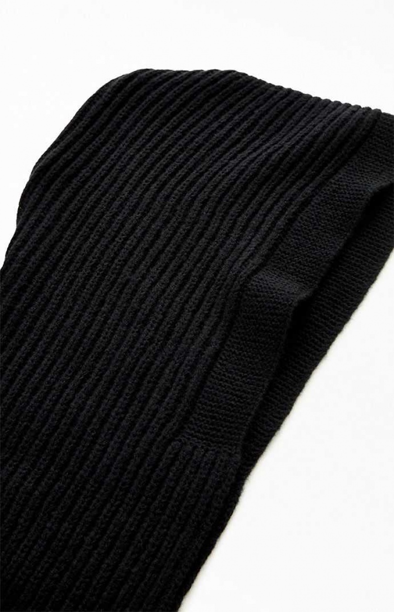 Clips PacSun Knit Scarf Mujer Negras | TRLUK4950