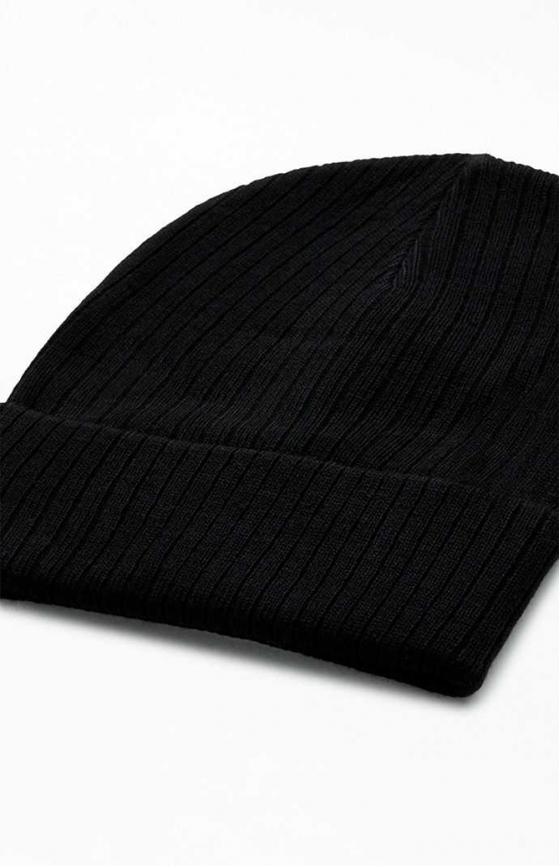 Gorro PacSun Basic Mujer Negras | HEIYP6308