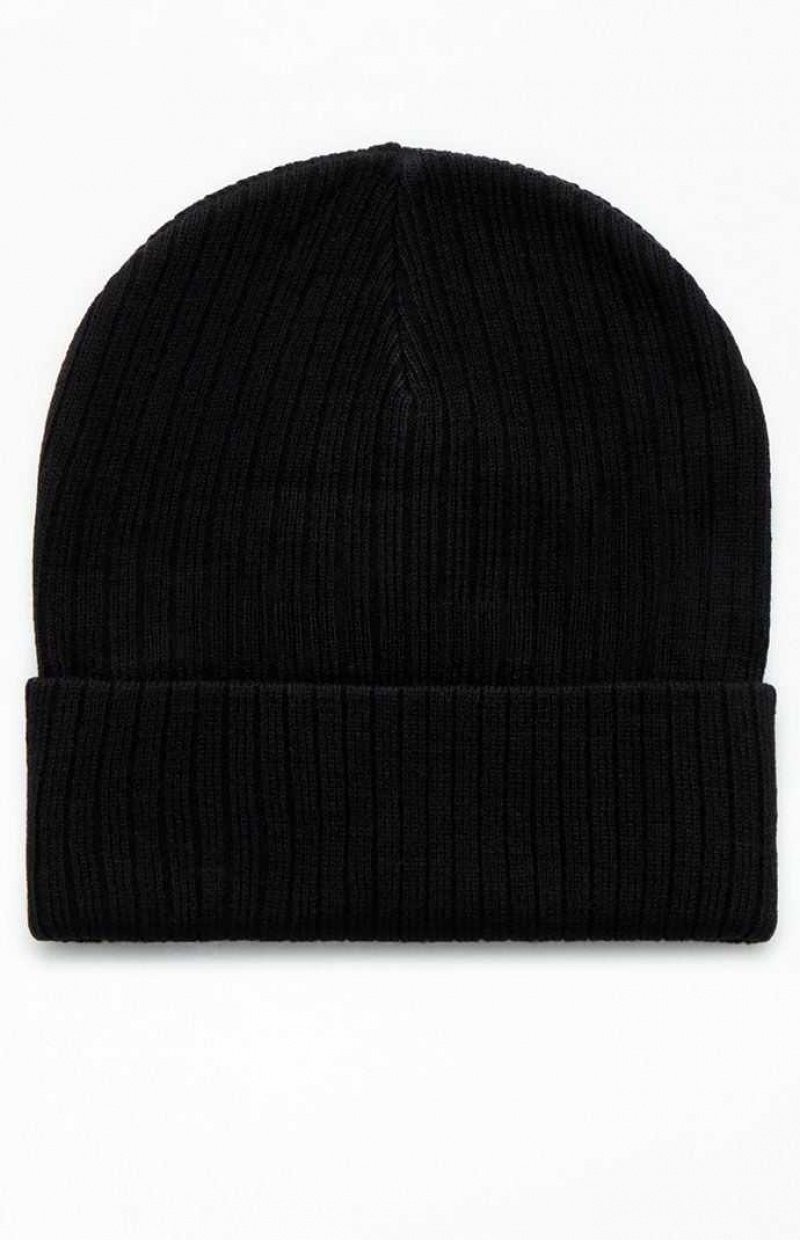 Gorro PacSun Basic Mujer Negras | HEIYP6308