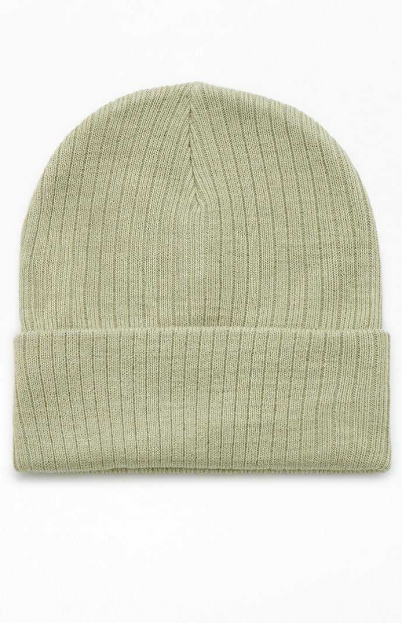 Gorro PacSun Basic Mujer Verde | EPHZI1460