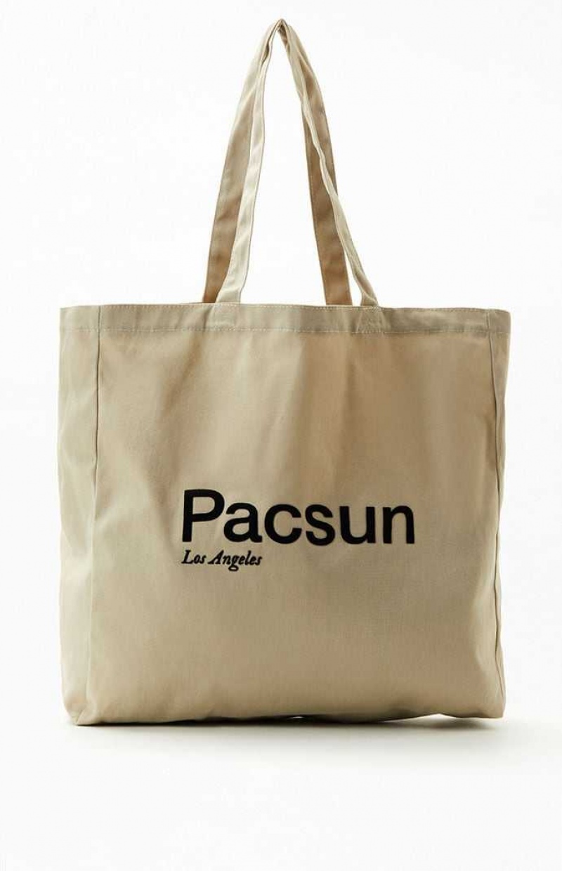 Handbags PacSun Los Angeles Tote Mujer Marrones | QAUIW9783