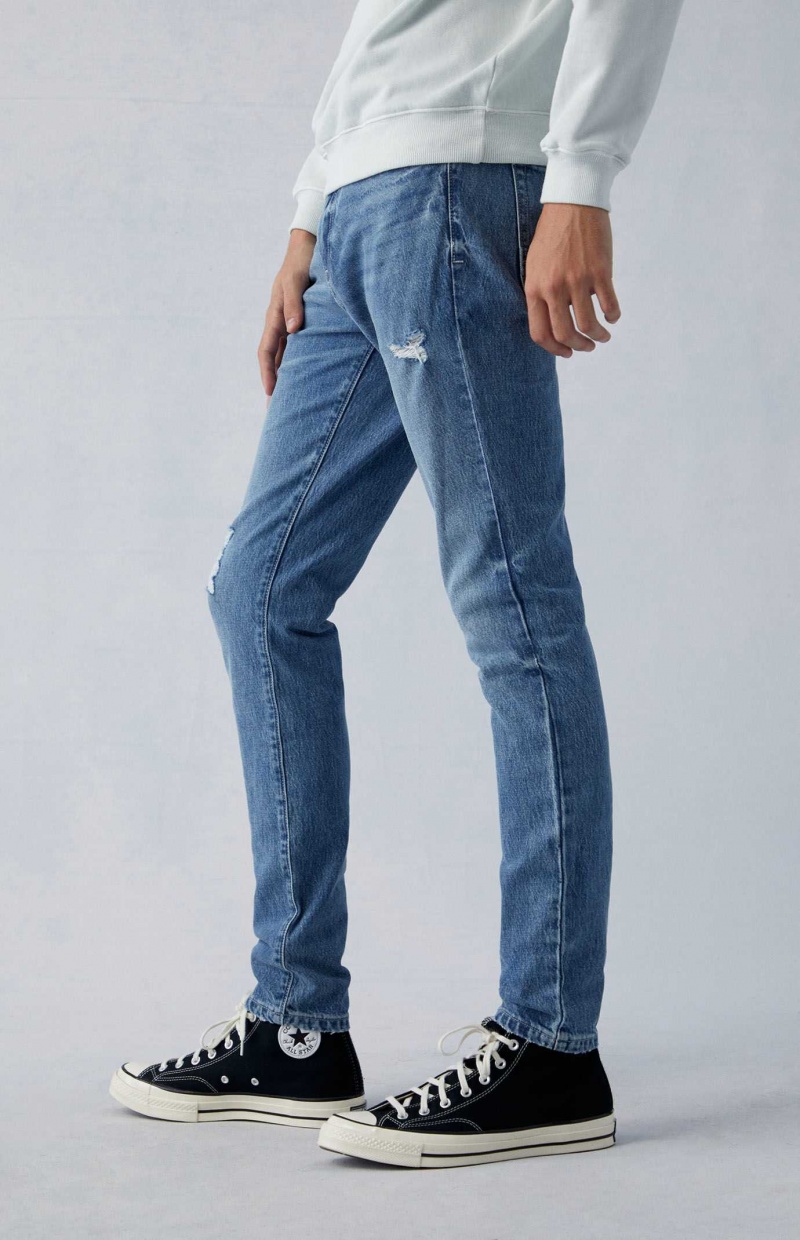 Jeans PacSun Comodidad Stretch Indigo Flaco Hombre Indigo | TXCZQ1092