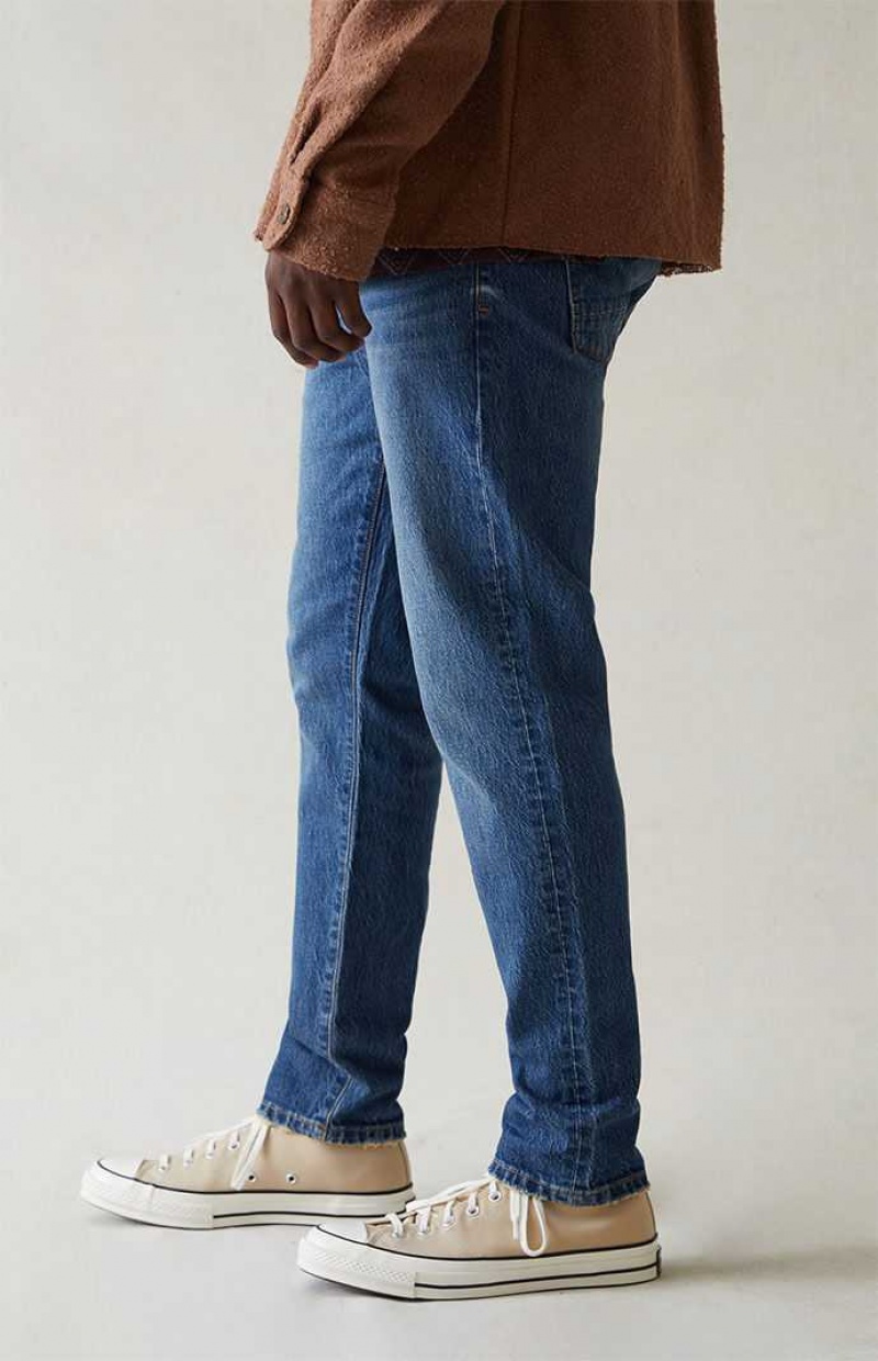 Jeans PacSun Eco Comodidad Stretch Indigo Atléticos Slim Hombre Indigo | ITSYE4128