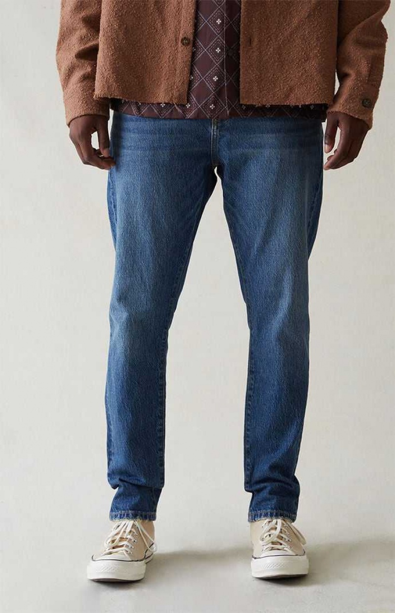 Jeans PacSun Eco Comodidad Stretch Indigo Atléticos Slim Hombre Indigo | ITSYE4128