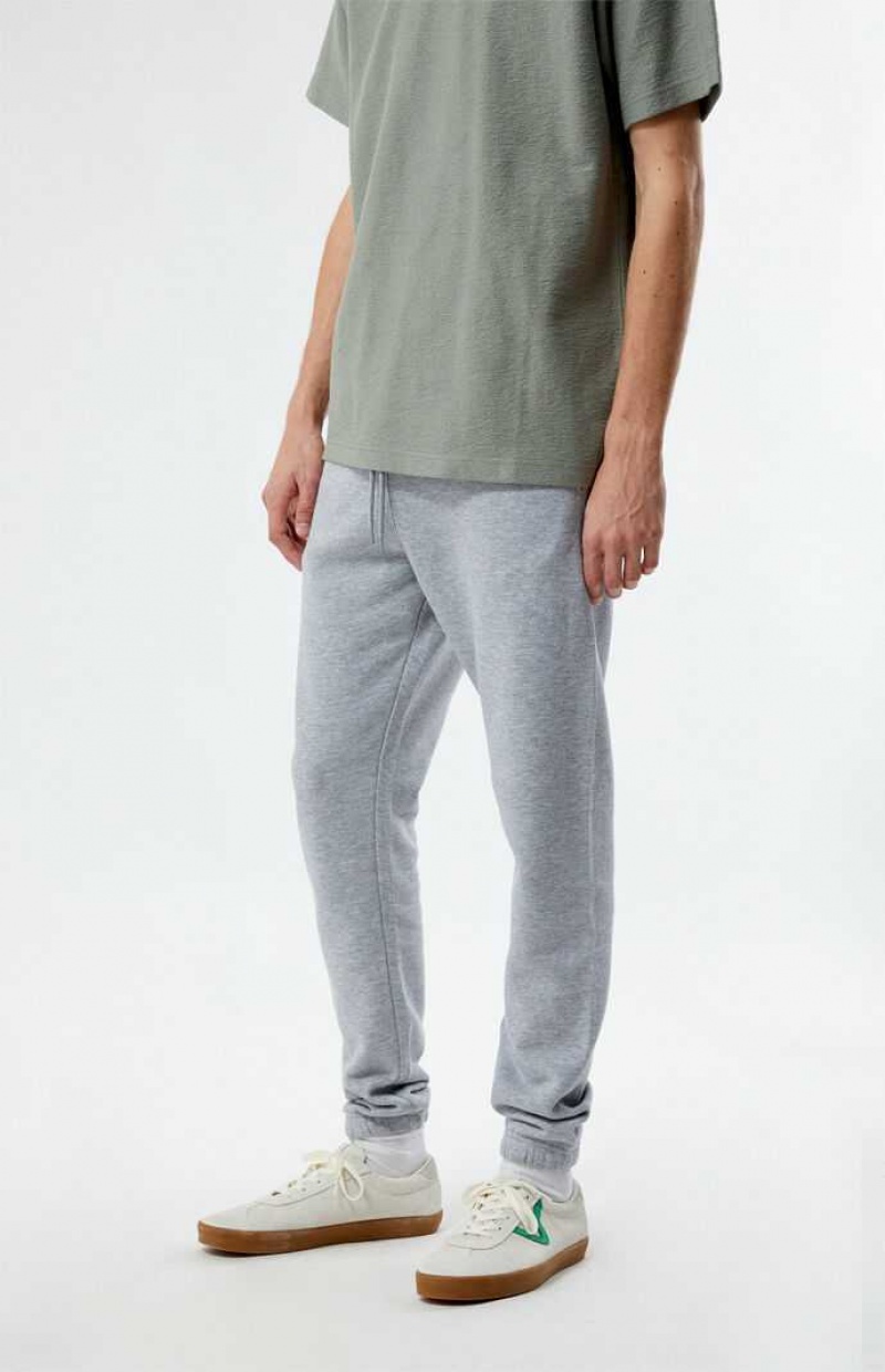 Pantalon Deportivo PacSun Gray Fleece Jogger Hombre Gris | MFXSC8521