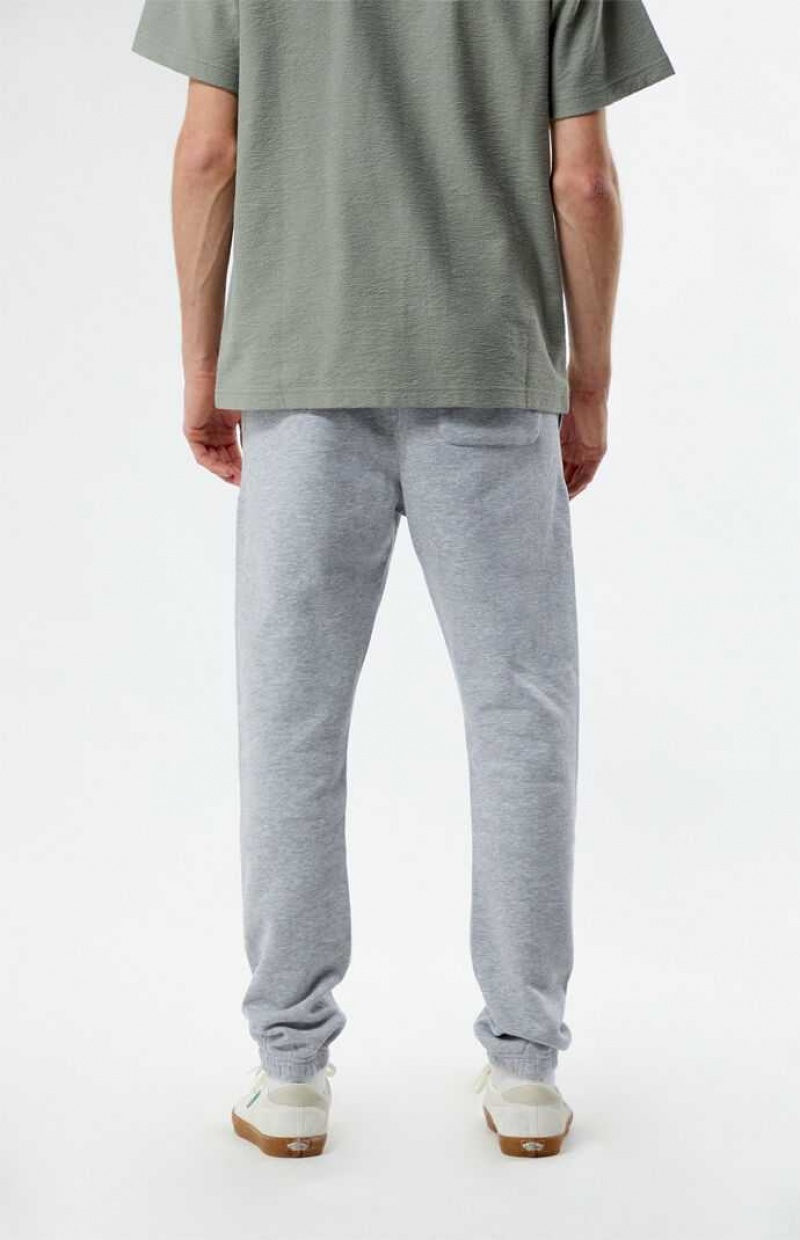 Pantalon Deportivo PacSun Gray Fleece Jogger Hombre Gris | MFXSC8521