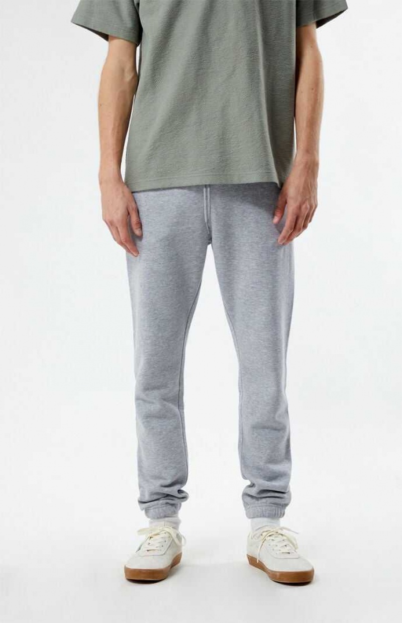 Pantalon Deportivo PacSun Gray Fleece Jogger Hombre Gris | MFXSC8521