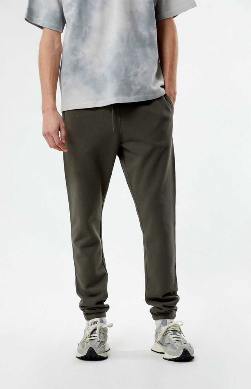 Pantalon Deportivo PacSun Washed Black Jogger Hombre Negras | MXJRO3105