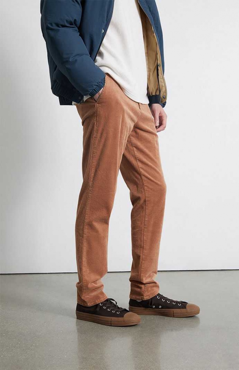 Pantalon PacSun Beige Slim Chino Hombre Beige | AFLBH7236