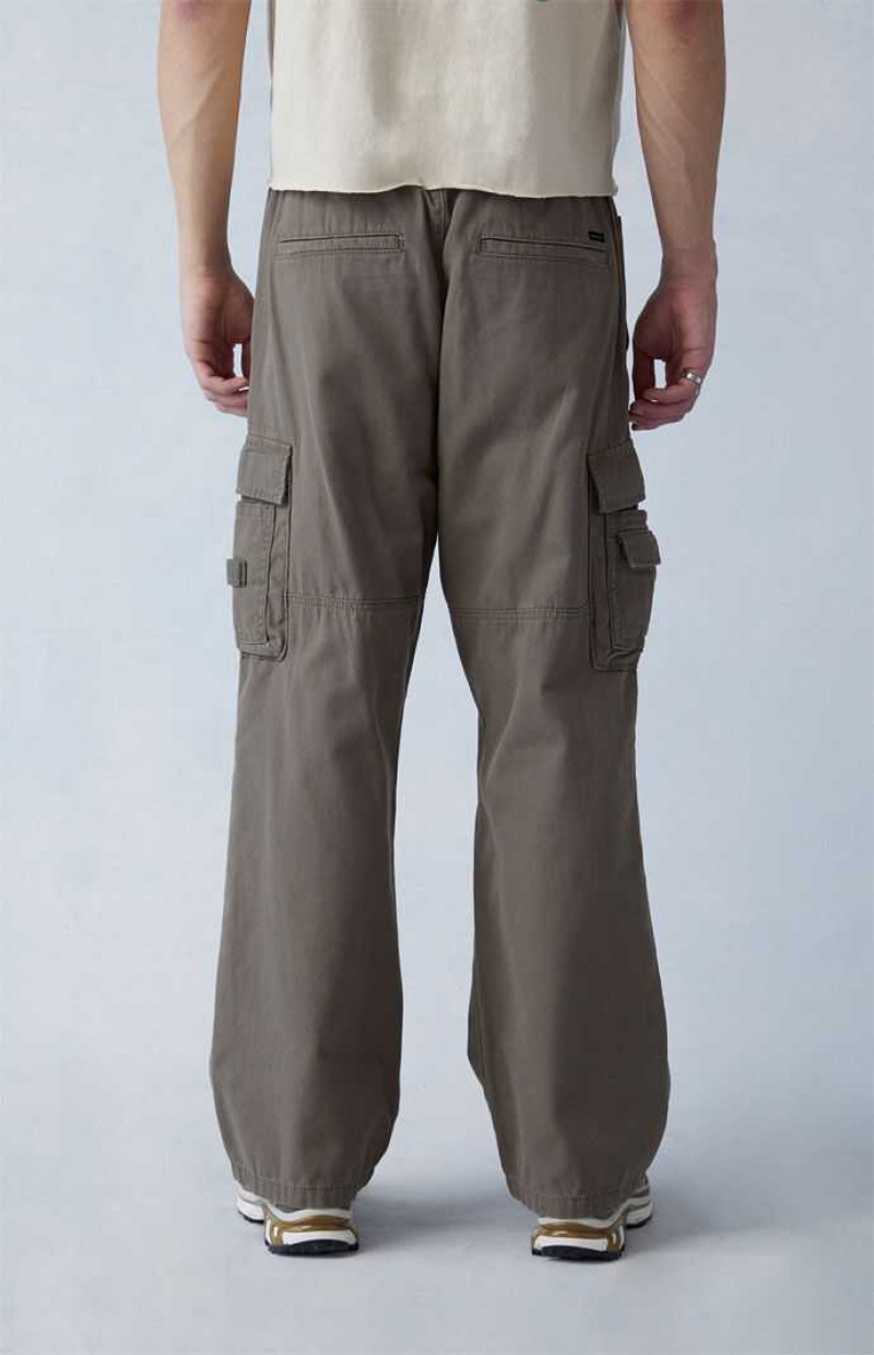 Pantalon PacSun Olive Lona gy Cargo Hombre Verde Oliva | QRDFB7364