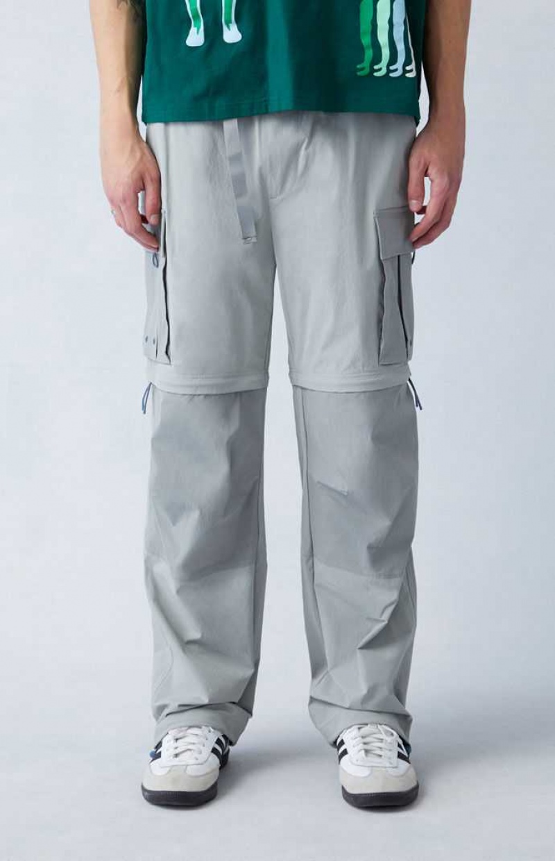 Pantalon PacSun Performance Stretch gy Cargo Hombre Gris | NPKFG9816