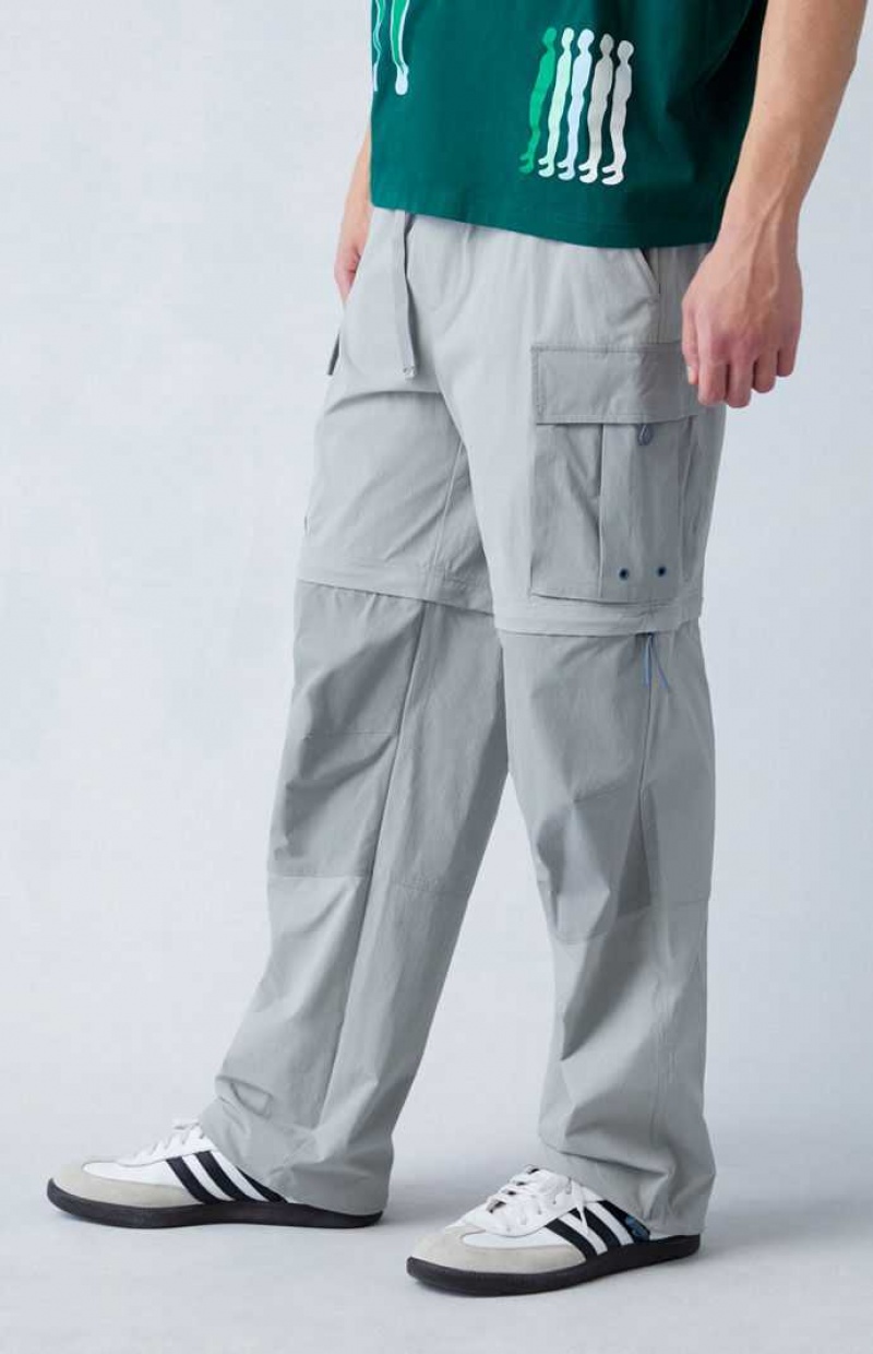 Pantalon PacSun Performance Stretch gy Cargo Hombre Gris | NPKFG9816