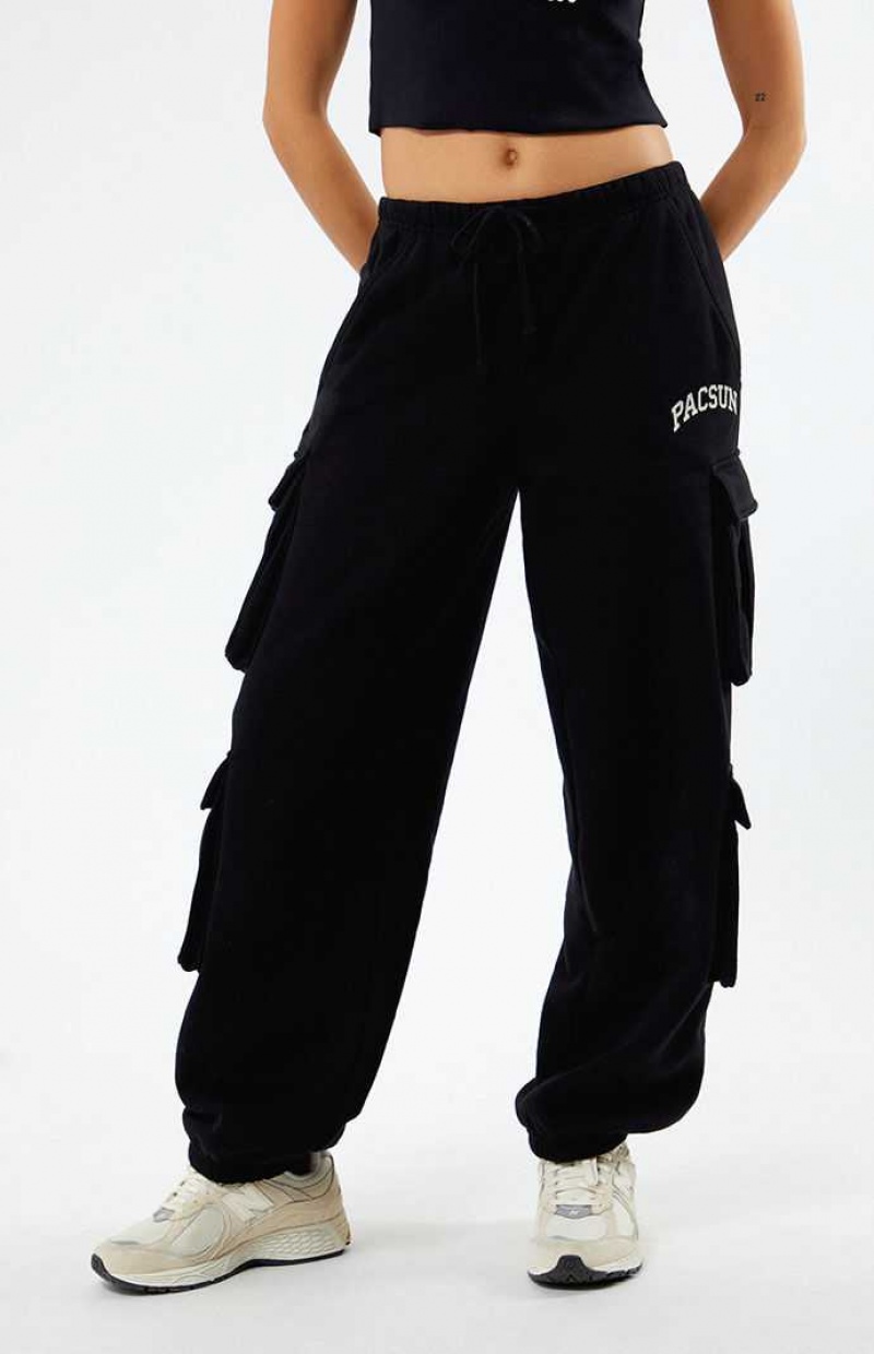 Pantalones PacSun Arch Cargo Mujer Negras | ESJTA9507