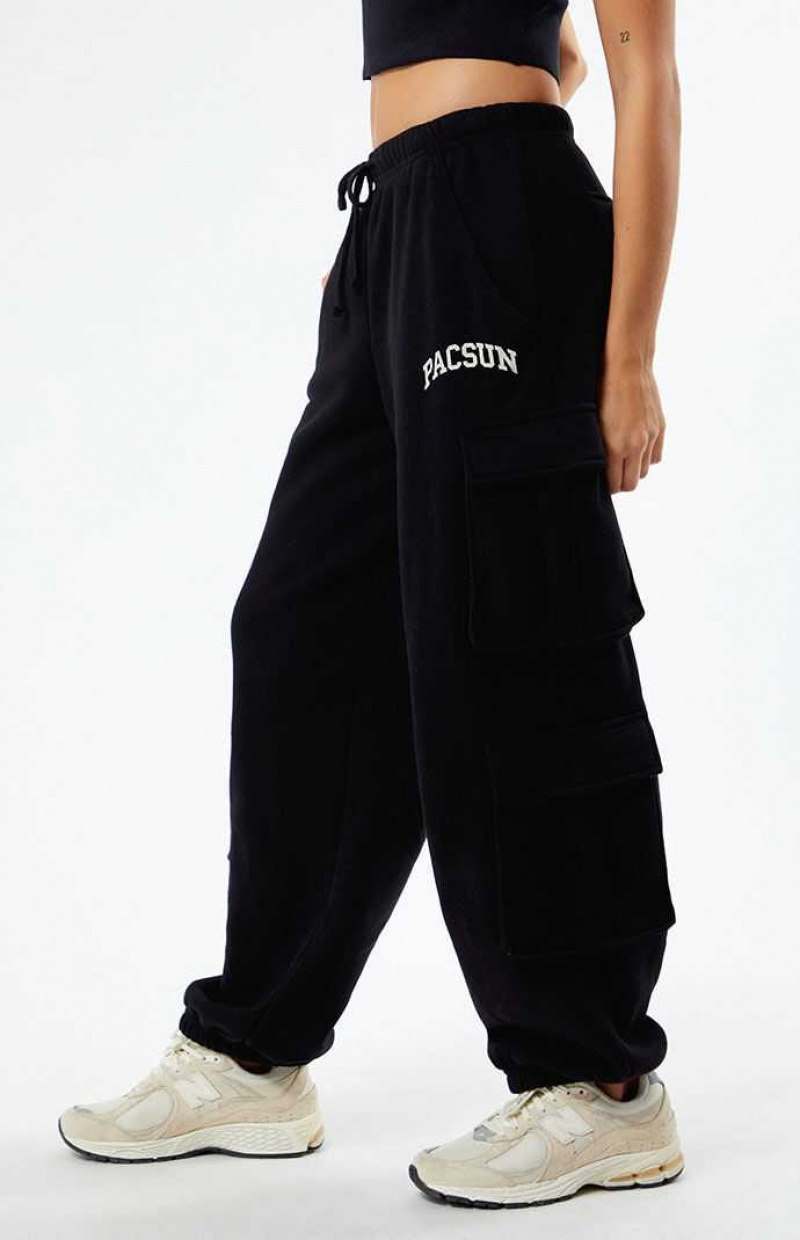 Pantalones PacSun Arch Cargo Mujer Negras | ESJTA9507