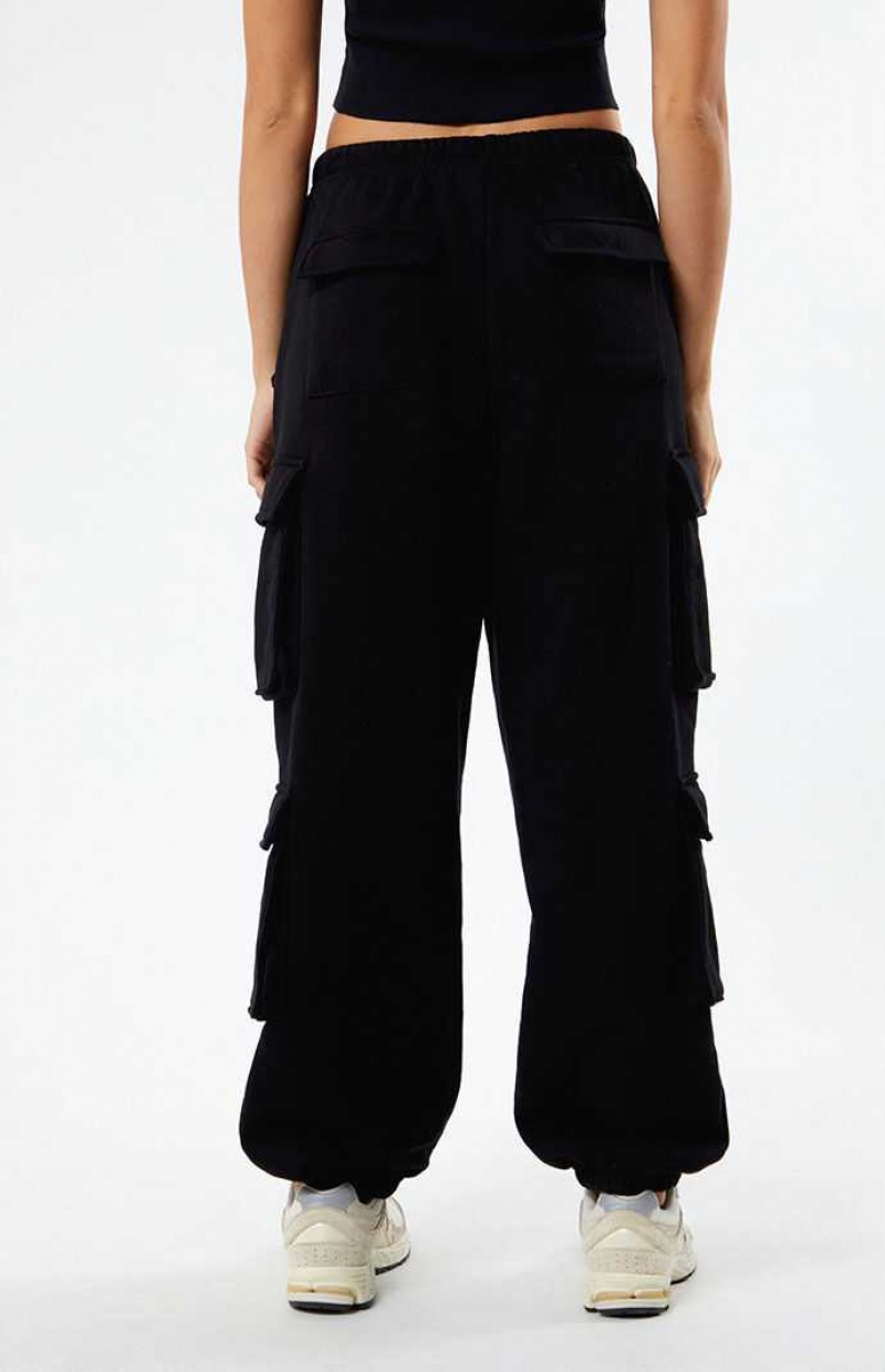 Pantalones PacSun Arch Cargo Mujer Negras | ESJTA9507