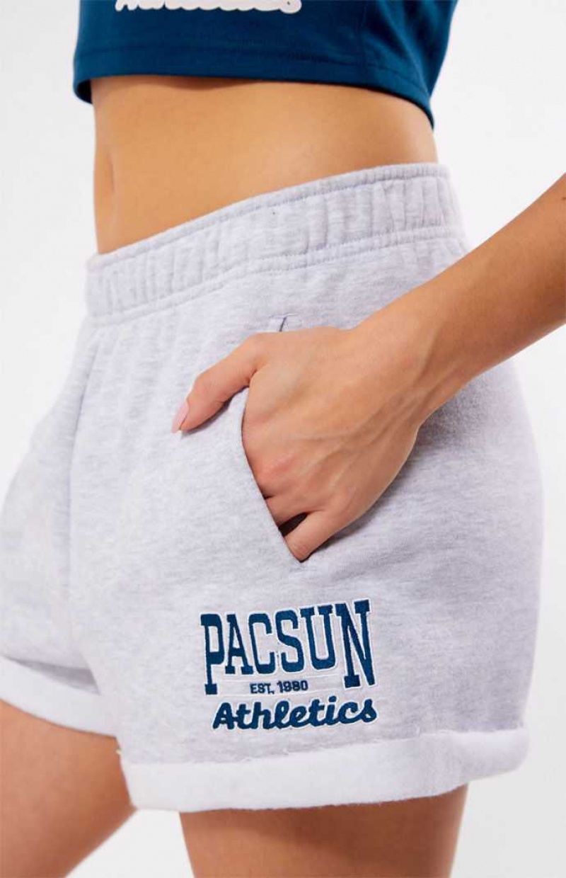 Pantalones PacSun Athletics Rolled Sweat Mujer Gris | XUDKE6925