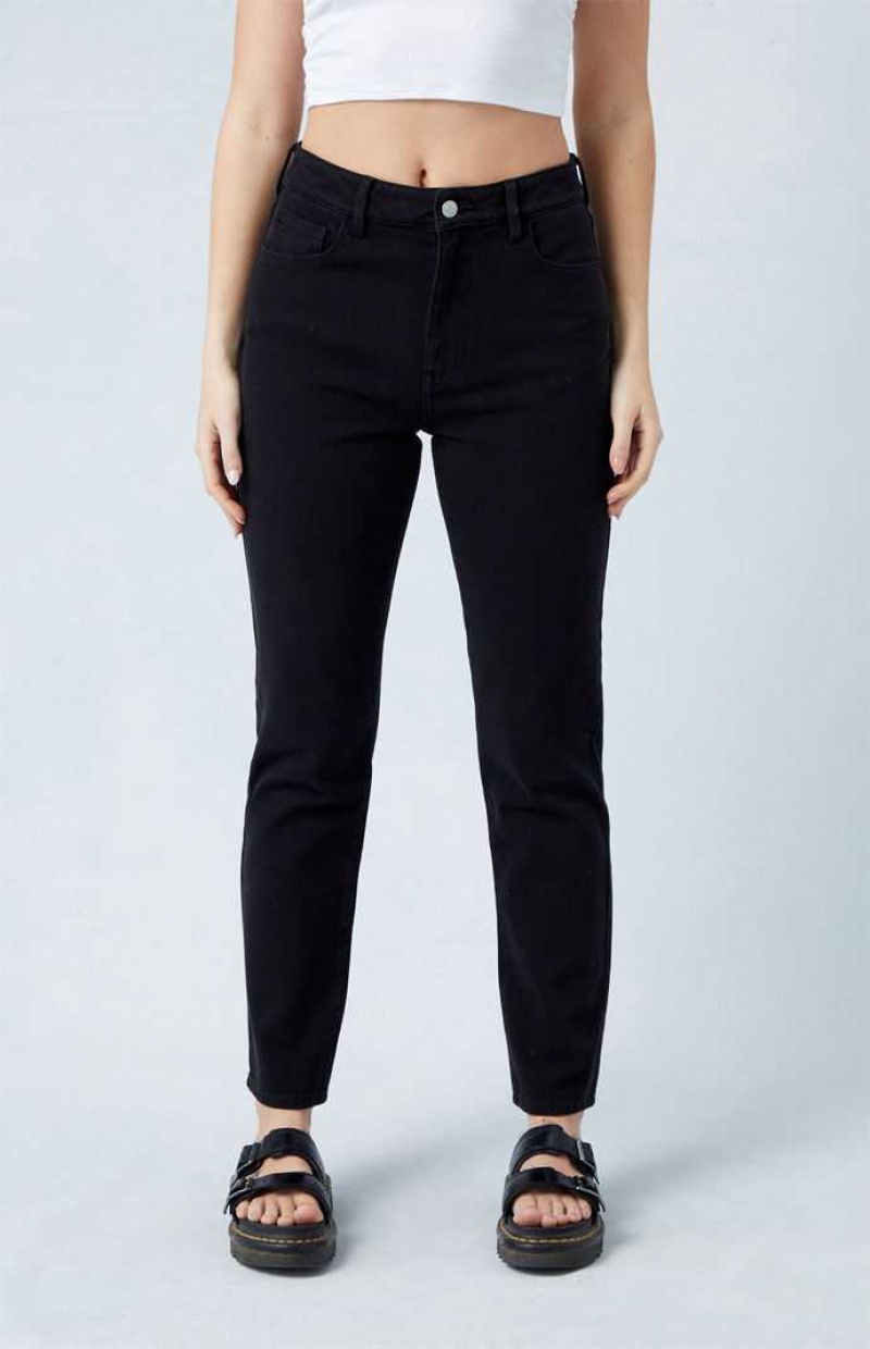 Pantalones PacSun Black Mom Mujer Negras | UIAHR3984