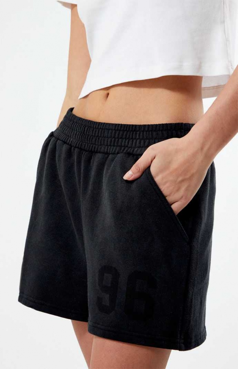 Pantalones PacSun Boxer Mujer Negras | LRNEV9561