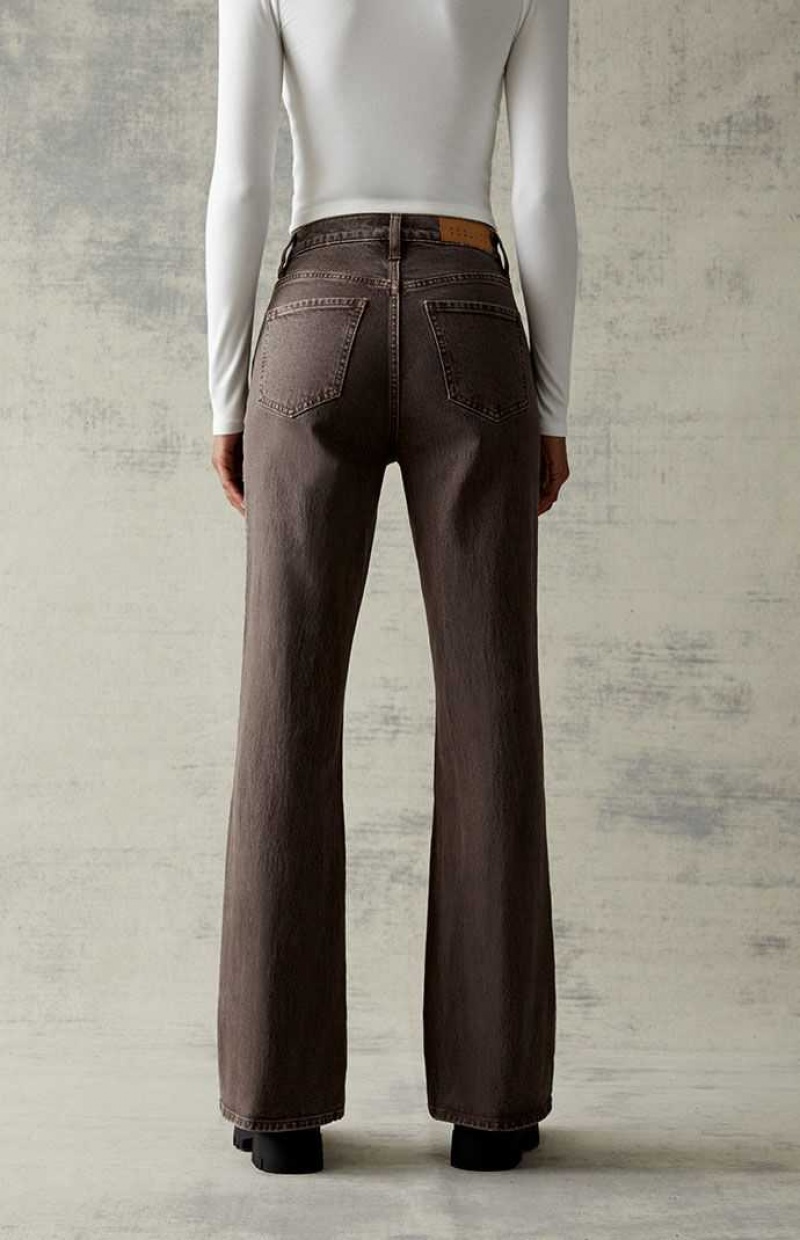 Pantalones PacSun Brown Stretch High Waisted Bootcut Mujer Marrones | VYCPE4257