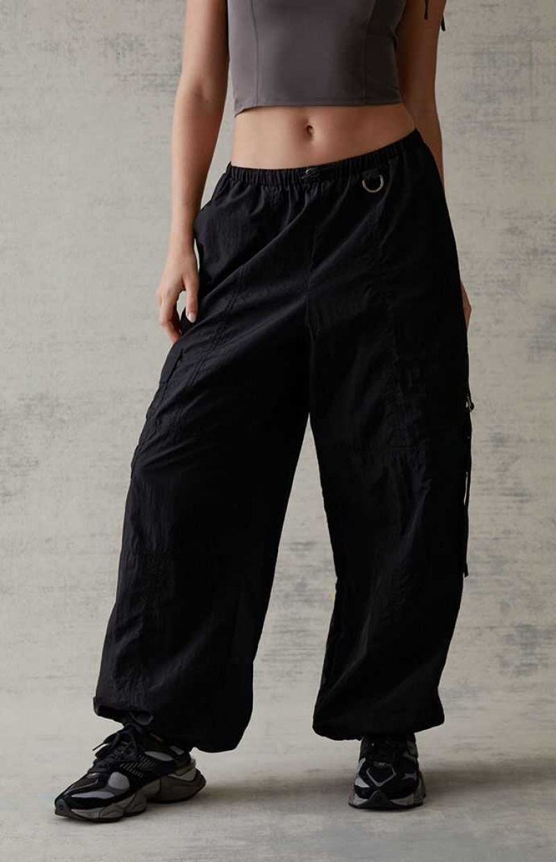 Pantalones PacSun D-Ring Pull-On Mujer Negras | MGKSQ3260