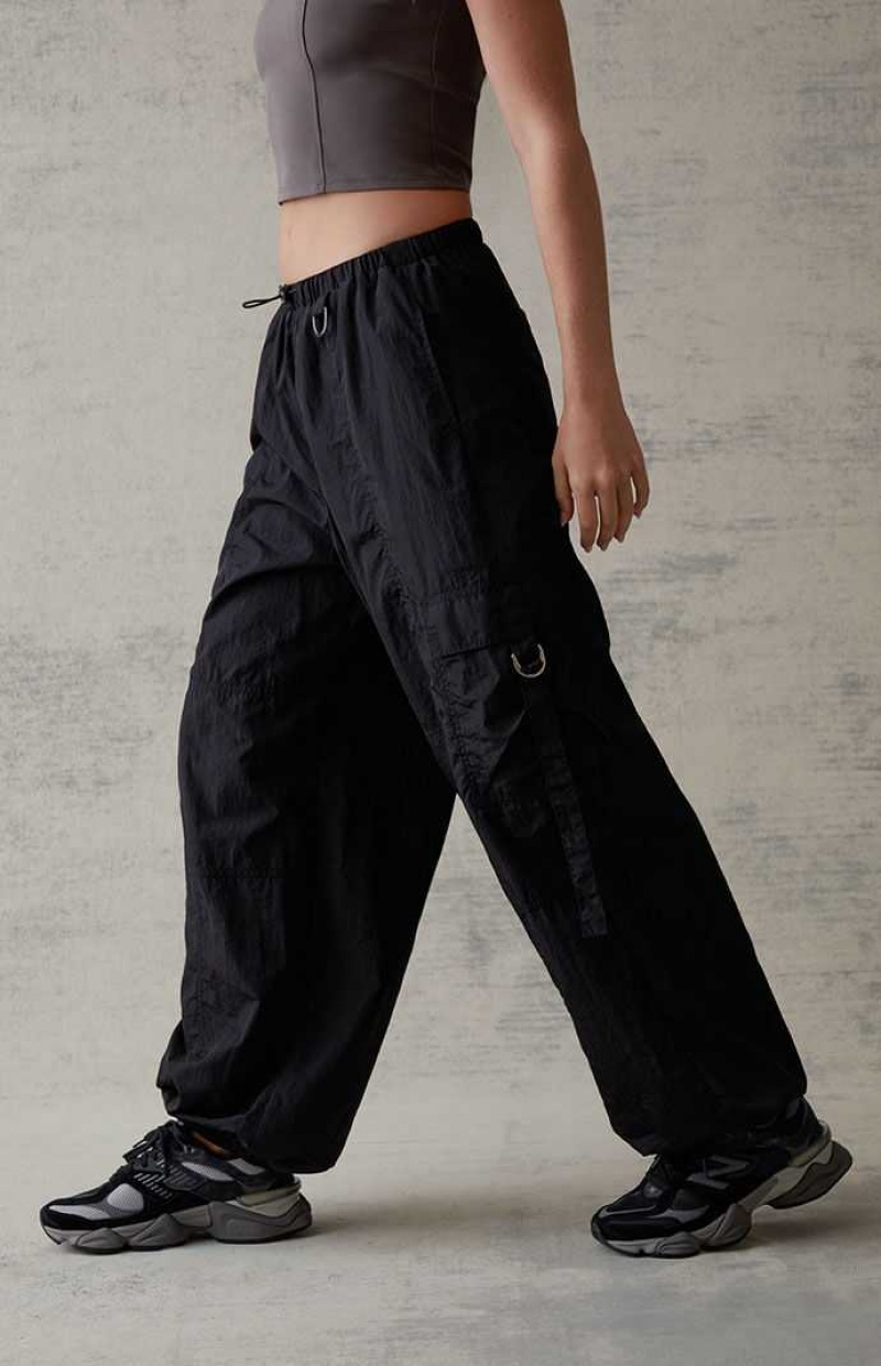 Pantalones PacSun D-Ring Pull-On Mujer Negras | MGKSQ3260