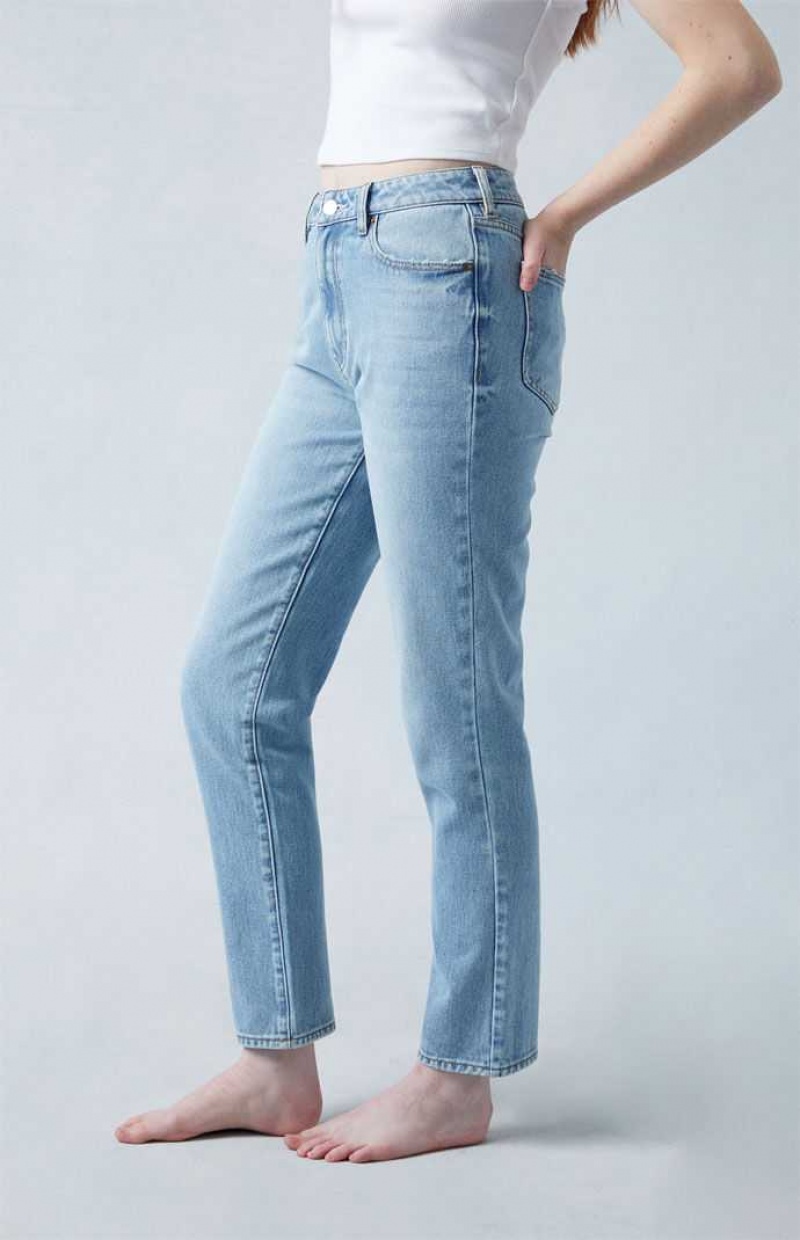 Pantalones PacSun Light Blue Mom Mujer Indigo | KLNJH5034