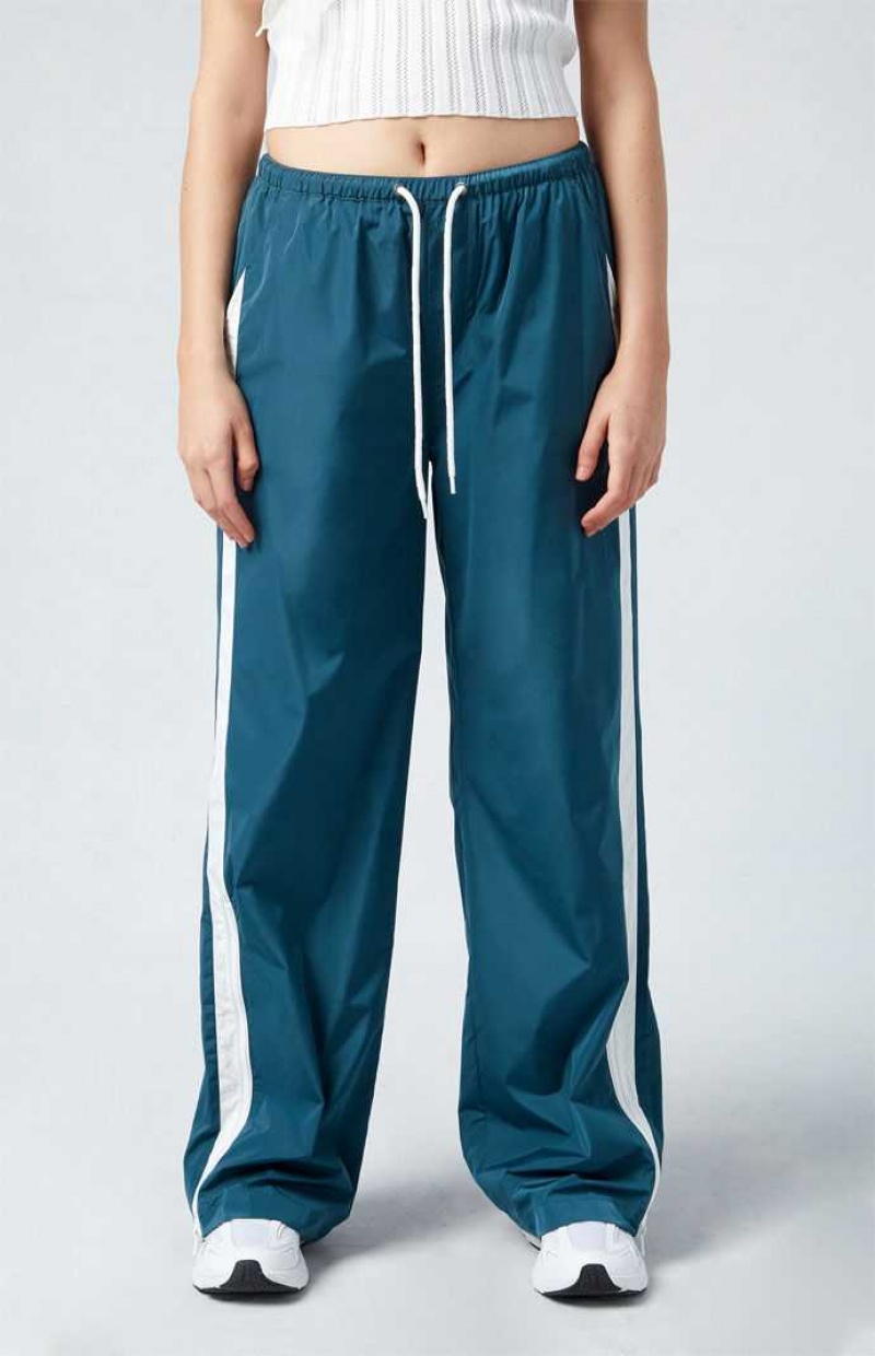 Pantalones PacSun Velocity Pull-On gy Pista Mujer Azules Oscuro | UWCPO9423