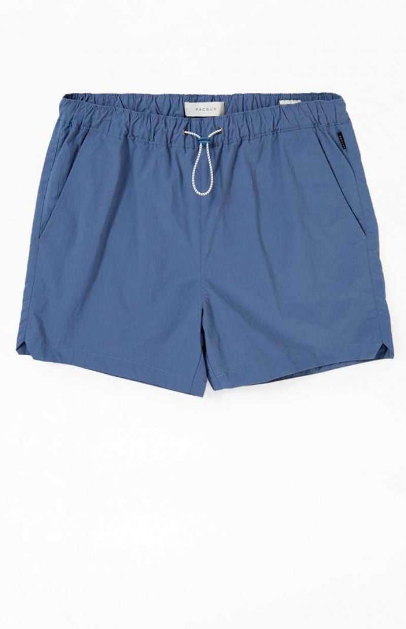 Short PacSun Blue Nylon Hombre Azules | IOMZG1839