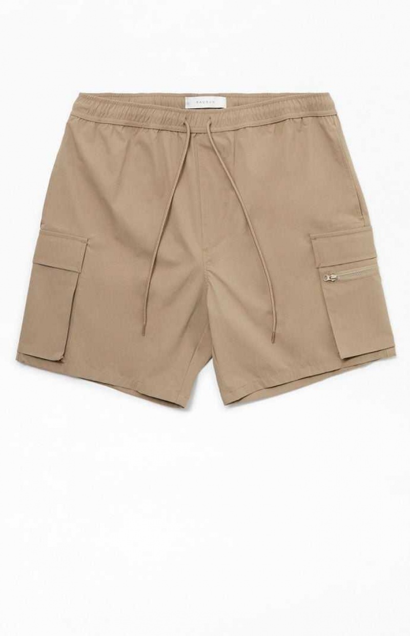 Short PacSun Brown Stretch Cargo Hombre Marrones | UVJSM9504