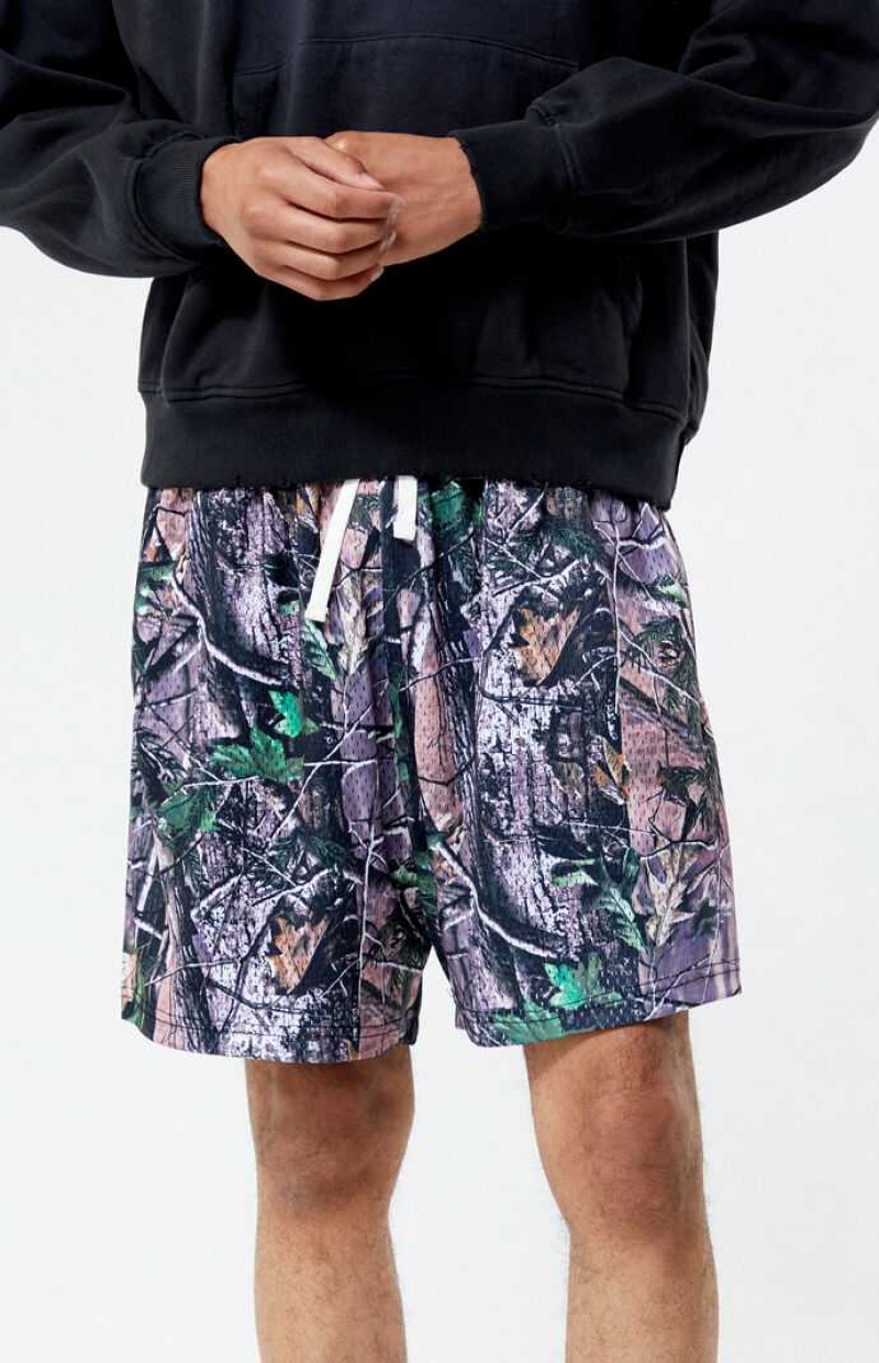 Short PacSun Camo Mesh Basketball Hombre CAMOUFLAGE | DNPWB5620